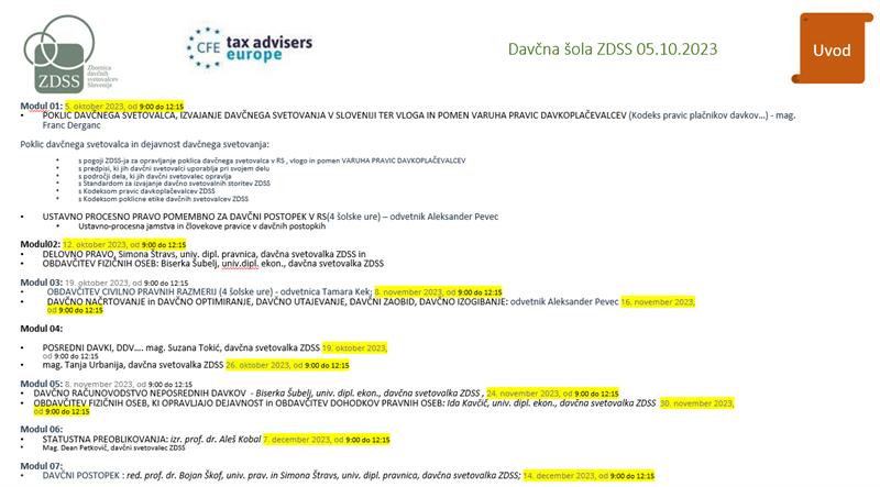 POKLIC DAVČNEGA SVETOVALCA in IZVAJANJE DAVČNEGA SVETOVANJA V R SLOVENIJI v luči Kodeksa za pravic  plačnikov davkov ZDSS