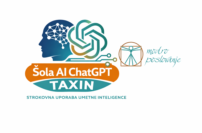 ŠOLA »AI CHATGPT – TAXIN - Stopnja I« - za pravnike, ekonomiste in strokovnjake v računovodstvu, financah in komerciali…