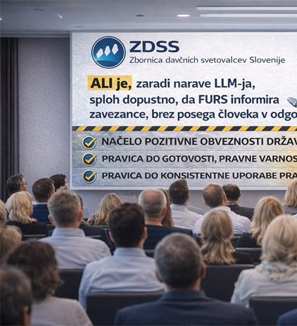 Pravni in tehnični vidik uporabe »Robotka FURS« – praktičnost vs....