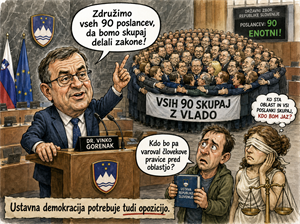Partnerstvo za uspešno Slovenijo: opozicija ne sme podpisovati slogana brez definicije uspešnosti, KPI-jev in ustavne diagnoze države