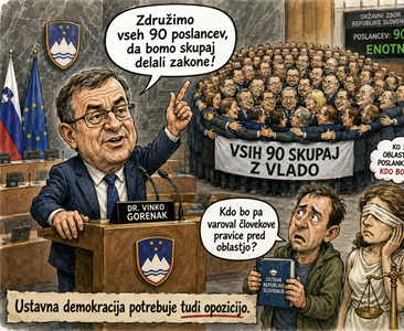 Partnerstvo za uspešno Slovenijo: opozicija ne sme podpisovati slogana brez definicije uspešnosti, KPI-jev in ustavne diagnoze države