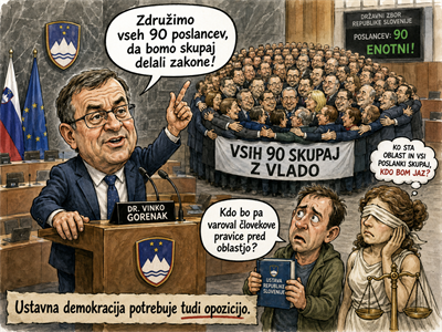 Partnerstvo za uspešno Slovenijo: opozicija ne sme podpisovati slogana brez definicije uspešnosti, KPI-jev in ustavne diagnoze države