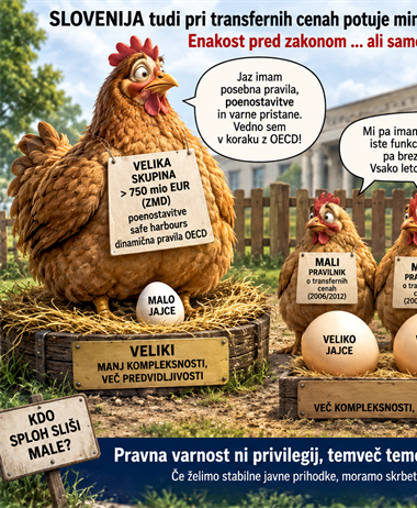 Pravna varnost pri transfernih cenah: zakaj sodobne poenostavitve ne bi...