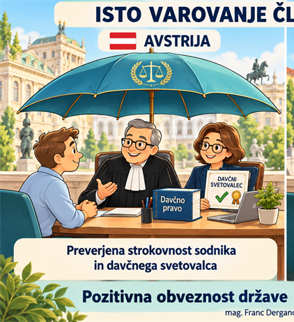 Načelo pozitivne obveznosti države pri sodnem varstvu plačnikov davkov