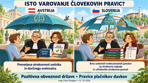 Načelo pozitivne obveznosti države pri sodnem varstvu plačnikov davkov